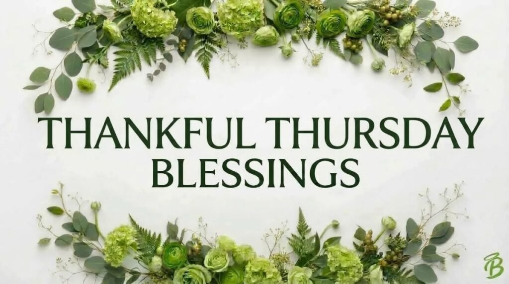 Thankful Thursday Blessings