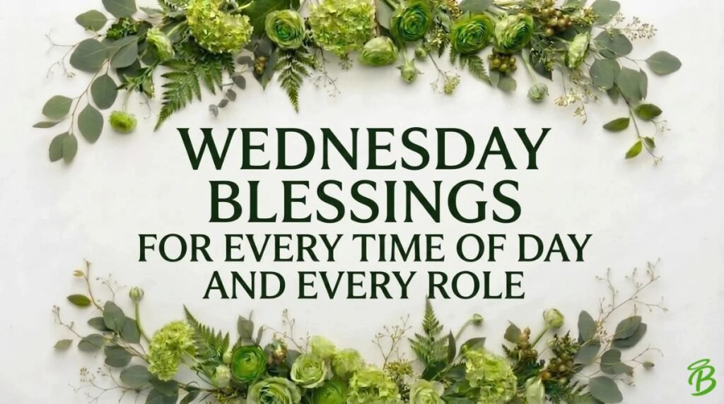 Wednesday Blessings for Every Time of Day and Every Role