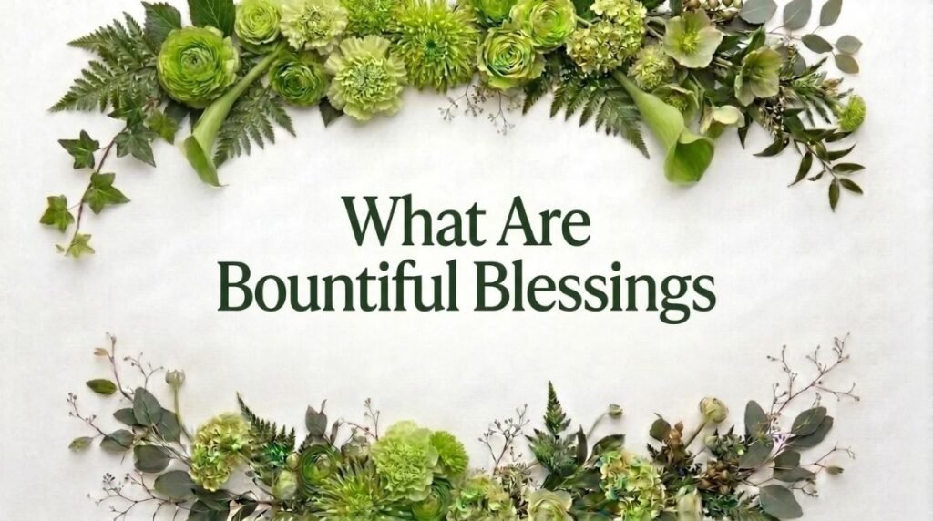 What Are Bountiful Blessings