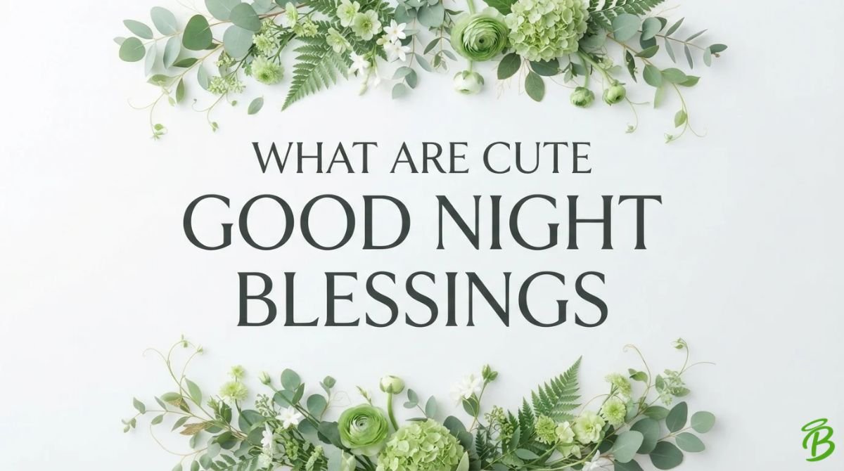 What Are Cute Good Night Blessings