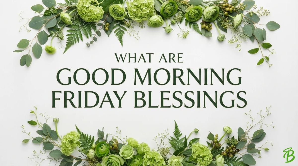 What Are Good Morning Friday Blessings
