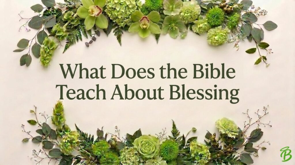 What Does the Bible Teach About Blessing