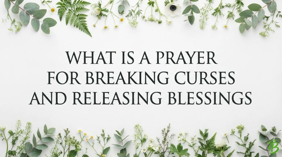 What Is a Prayer for Breaking Curses and Releasing Blessings