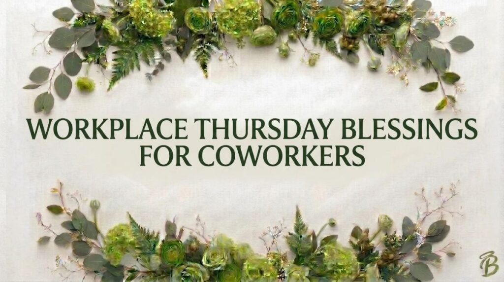 Workplace Thursday Blessings for Coworkers